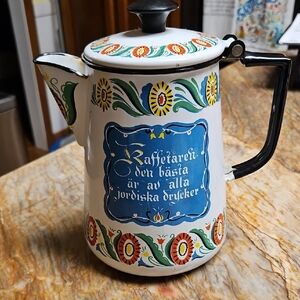 Vintage Berggren Swedish coffee Pot